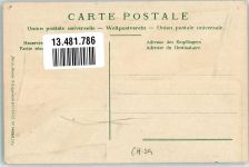 9442 Berneck Prägedruck Postbureau Fahne Lithographie