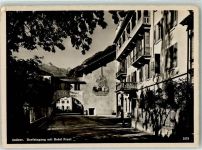 7440 Andeer Foto AK Dorfeingang Hotel Fravi Foto Geiger