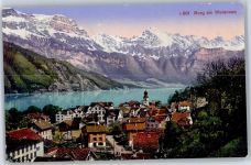 8877 Murg - 1917, Feldpost, Walensee, Kirche