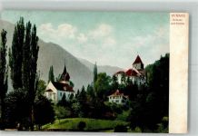 3752 Wimmis 1912 Foto AK Schloss Kirche