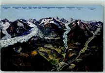 3984 Fiesch - Eggishorn Furkaroute aus der Vogelschau