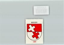 3507 Biglen - Vignette Wappen Kaffee Hag ca 1920-1940