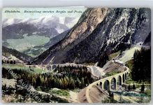 7482 Bergün Bravuogn - Albulabahn, Eisenbahn, Viadukte