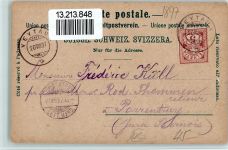 1820 Territet 1897 Lithographie Gruss aus - Chillon et dent du midi, Bergbahn AK