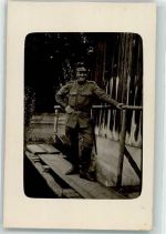 8600 Dübendorf 1921 Foto AK Uniform Ort lt. Stempel