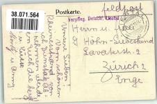 4322 Mumpf 1918 Foto AK Feldpost Verpfl.Detach-Liestal