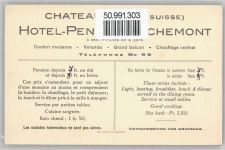 1660 Château-d´Oex - Hotel Pension Richemont , (keine Ak-Einteilung)