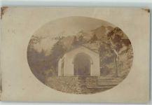 3510 Konolfingen-Dorf Foto AK Kapelle Kreuz Alpenpanorama Ort lt. Stempel