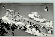 1854 Leysin - Téléférique de la Berneuse et les Tours d'Ai