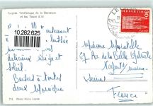 1854 Leysin - Téléférique de la Berneuse et les Tours d'Ai