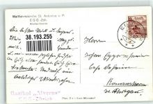 8132 Egg bei Zürich 1942 Foto AK Wallfahrts- Kirche St. Antonius