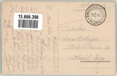 8536 Hüttwilen 1922 Foto AK Schloss Steinegg Gasthaus Hirschen Kalchrein Feldpost Schützenbat. Nr. 6