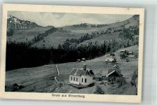 6383 Wiesenberg 1925 Foto AK Kirche