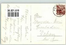 3863 Gadmen 1940 Foto AK Kirche Pfarrhaus