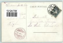 Grandsonnaz Dessus Künstlerkarte sign