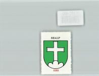 6491 Realp - Vignette Wappen Kaffee Hag ca 1920-1940