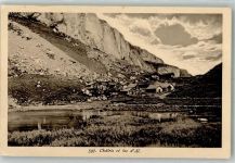 1854 Leysin Foto AK Pension Chalet et Lac de Ai