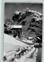 3818 Grindelwald - Dorfhäuser Winter Wetterhorn