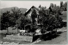 3823 Wengen Foto AK Pension Ferienheim Hunnenfluh