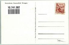 3823 Wengen Foto AK Pension Ferienheim Hunnenfluh