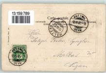 4950 Huttwil 1902 Prägedruck Passepartout AK