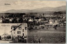 8608 Bubikon 1928 Foto AK Postamt Geschäft Konsum Feldpost Schwadron