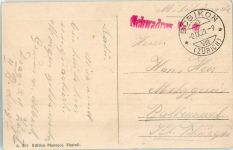 8608 Bubikon 1928 Foto AK Postamt Geschäft Konsum Feldpost Schwadron