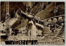 8854 Siebnen 1922 - Kraftwerk Wäggithal Staumauer im Schräh- Kieswaschanlage in Montage der Aufbereitungsanlage Serie 27 Nr. 4