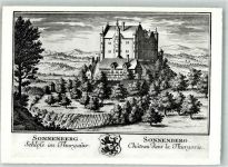 9507 Stettfurt - Schloss Sonnenberg Stich auf Ak