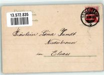 8226 Schleitheim 1910 Foto AK Kirche Geschäft Gemiendhausplatz