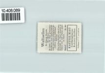 8304 Wallisellen - Vignette Wappen Kaffee Hag ca 1920-1940 Schlüssel