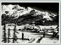 7515 Sils/Segl Baselgia - Sils mit Marmoré und Piz Corvatsch Winteraufnahme