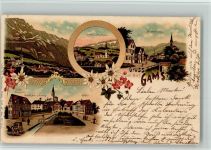 9473 Gams 1998 BOAKC Postkutsche Gasthaus Kreuz Lithographie