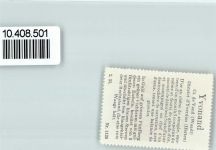 1462 Yvonand - Vignette Wappen Kaffee Hag ca 1920-1940 Waage