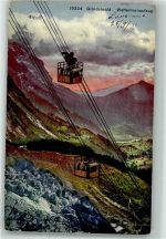 3818 Grindelwald 1911 Foto AK Seilbahn Wetterhornaufzug