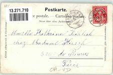 1658 Rossinière 1901 Künstlerkarte Ziege sign.