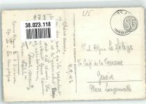 1937 Orsières 1943 Foto AK Feldpost Cabane d’Orny