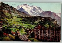 3823 Wengen 1913 Foto AK