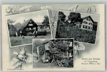 9622 Krinau 1911 Foto AK Pension Wälle z.Auli