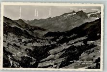 1865 Les Diablerets Ormont-Dessus Foto AK Fliegeraufnahme Ormontstal