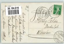 4914 Roggwil BE 1912 Foto AK Ort lt. Stempel Wasserfall