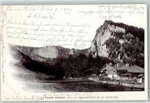 2103 Noiraigue 1899 Gebrauchsspuren La ferme Robert avec le creux-du-van et le dos-d'axe