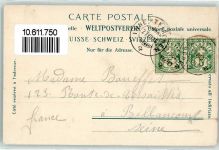 3862 Innertkirchen 1904 - gegen die Aareschlucht