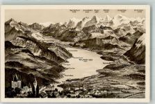 3600 Scherzligen Thun - Thunersee Landkarte