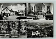 9534 Iddaburg - 4-Bildkarte Die alte Toggenburg bei Gähwil