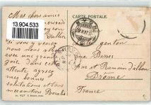 1854 Leysin 1907 - Chalets et Lac d`Ai Rindvieh Ort lt. Stempel