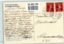 7270 Davos Platz Foto AK Winter Foto Meerkämper Schw. Invalidenverband Ort lt. Fotograf