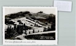 9058 Brülisau 1939 FOTO KEINE AK Winter Kamor Hoher Kasten Neujahr Foto 10cm x 7cm, rückseitig Haftspuren