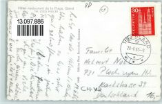 1196 Gland - Pension de la Plage , Edition Perrochet 13665 AK