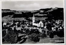 9606 Bütschwil - Kirche, Ortsansicht